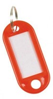 Q-CONNECT porte-clés, paquet de 10 pièces, rouge-2