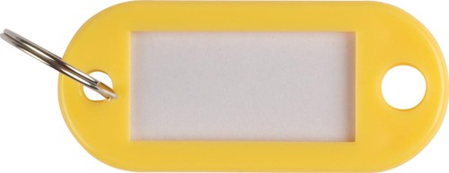 Q-CONNECT porte-clés, paquet de 10 pièces, jaune