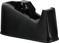 Q-CONNECT plakbandafroller, voor rollen van 25 x 33 m of 25 x 66 m, zwart