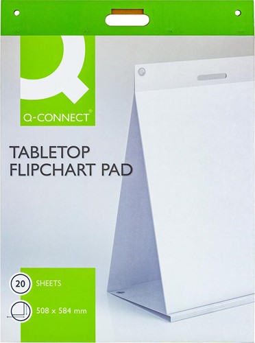 Q-CONNECT tableau de conférence table, autocollant, ft 508 x 584 mm, 20 feuilles
