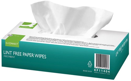Q-CONNECT lingettes pour les surfaces sec de 200 lingettes
