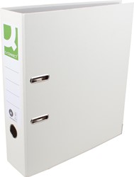 Q-CONNECT ordner, voor ft A4, uit Recycolor papier, rug van 8 cm, wit