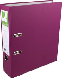 Q-CONNECT ordner, voor ft A4, uit Recycolor papier, rug van 8 cm, paars