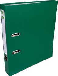 Q-CONNECT classeur, pour ft A4, en carton recouvert de PP, avec bord de protection, dos de 5 cm, vert