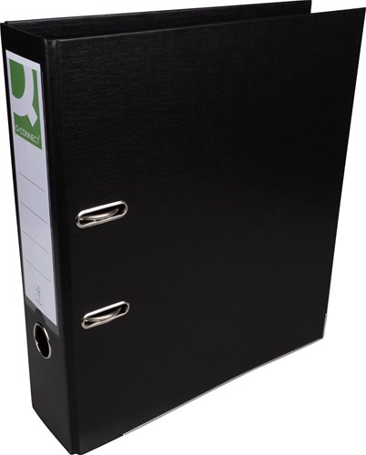 Q-CONNECT classeur, pour ft A4, entièrement en PP, dos de 8 cm, noir