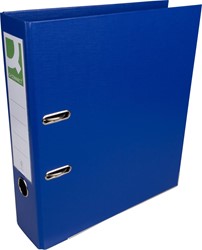 Q-CONNECT classeur, pour ft A4, entièrement en PP, dos de 8 cm, bleu foncé