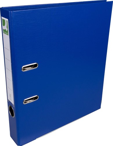 Q-CONNECT classeur, pour ft A4, entièrement en PP, dos de 5 cm, bleu foncé
