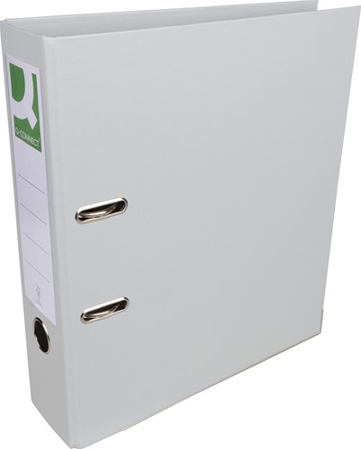Q-CONNECT classeur, pour ft A4, entièrement en PP, dos de 8 cm, gris