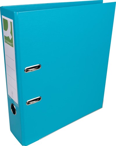 Q-CONNECT classeur, pour ft A4, entièrement en PP, dos de 8 cm, turquoise