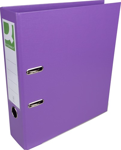 Q-CONNECT ordner, voor ft A4, volledig uit PP, rug van 8 cm, violet
