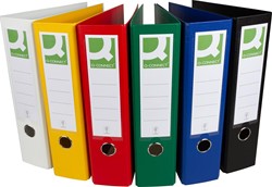 Q-CONNECT ordner, voor ft A4, volledig uit PP, rug van 8 cm, geassorteerde kleuren