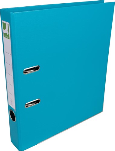 Q-CONNECT classeur, pour ft A4, entièrement en PP, dos de 5 cm, turquoise