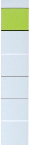 Q-CONNECT étiquettes de dos, autocollants, ft 3,6 x 19 cm, paquet de 10 pièces