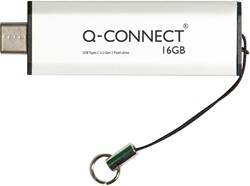 Q-CONNECT USB-C stick 3.2 Gen1, zilver, 16 GB