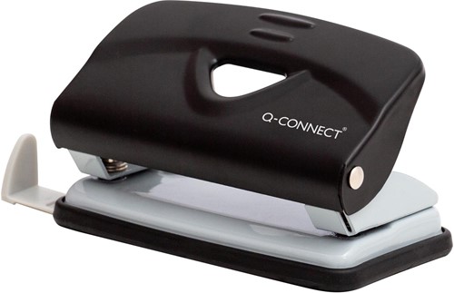 Q-CONNECT Light Duty perforateur, métal, 10 feuilles, noir