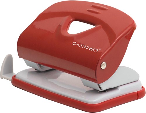 Q-CONNECT Light Duty perforateur, métal, 20 feuilles, rouge