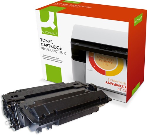 Q-CONNECT toner zwart 12500 pagina's voor HP - OEM: CE255X