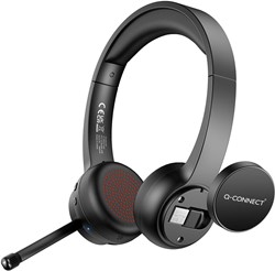 Q-CONNECT draadloze hoofdtelefoon, zwart