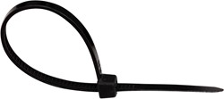 Q-CONNECT kabelbinder, ft 100 x 2,5 mm, pak van 100 stuks, zwart