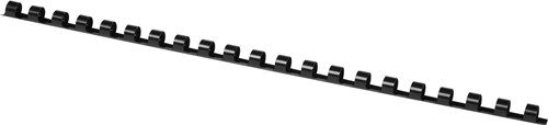 Q-CONNECT peignes 8mm 21 boucles 100 pièces noir