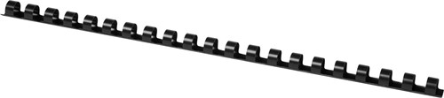 Q-CONNECT peignes 10mm 21 boucles 100 pièces noir