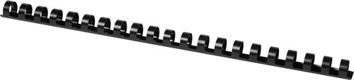 Q-CONNECT peignes 14mm 21 boucles 100 pièces noir