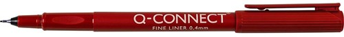 Q-CONNECT feutre, 0,4 mm, rouge