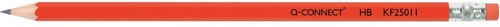 Q-CONNECT crayon HB avec gomme