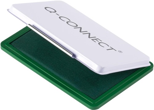 Q-CONNECT tampon encreur, ft 110 x 70 mm, vert