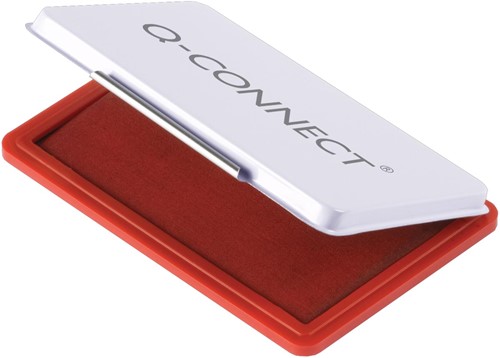 Q-CONNECT tampon encreur, ft 110 x 70 mm, rouge