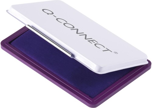 Q-CONNECT tampon encreur, ft 110 x 70 mm, pourpre