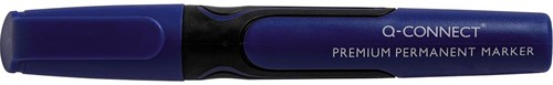 Q-CONNECT Premium marqueur permanent, 3 mm, pointe ronde, bleu