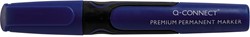 Q-CONNECT Premium marqueur permanent, 3 mm, pointe ronde, bleu