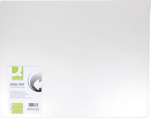 Q-CONNECT sous-main, ft 63 x 50 cm, transparent