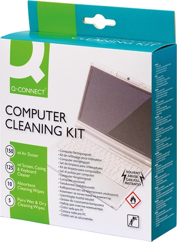 Q-CONNECT Kit pour nettoyage de l'ordinateur