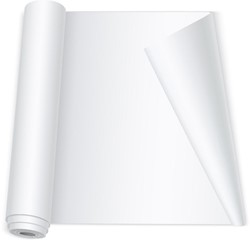 Q-CONNECT bloc pour tableau de conférence, ft 65 x 98 cm, 56 g/m², uni, rouleau de 50 feuilles
