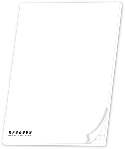 Q-CONNECT papier pour cheval de conférence, ft 58,5 x 81 cm, 70 g/m², quadrillé, 40 feuilles