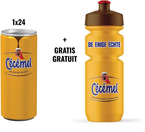 ACTION CÉCÉMEL: 1 x lait au chocolat, 25 cl, 24 pièces (réf. 49710) + GRATUIT 1 x Cécémel bidon