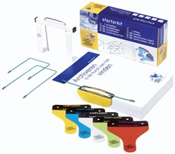 Loeff's relieurs avec Liftboy, barettes de classement, bandes de renforcement et etiquettes d'archivage 1 Stuk