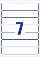 Avery Zweckform L4760-25 ordnerrugetiketten ft 19,2 x 3,8 cm (b x h), 175 etiketten, wit 25 Vel-3