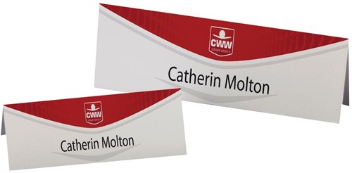 AVERY Cartes de nom imprimables 20 feuilles, 20 pièces (ft 210 x 60 mm) 20 Stuk