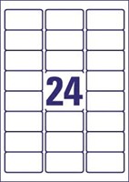 Avery L7159, Etiquettes adresses, Laser, Ultragrip, blanches, 250 pages, 24 per page, 63,5 x 33,9 mm 250 Vel-4