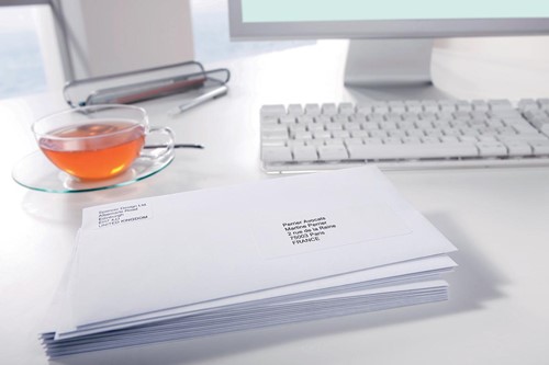 Avery L7163, Etiquettes adresses, Laser, Ultragrip, blanches, 40 pages, 14 per page, 99,1 x 38,1 mm 40 Vel-1