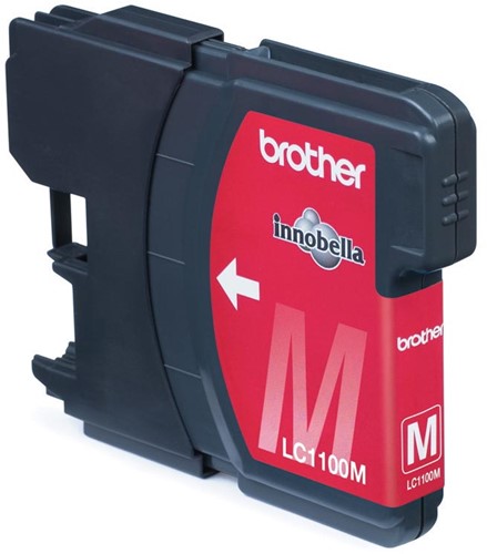 Brother inktcartridge, 325 pagina's, OEM LC-1100M, magenta 1 Stuk