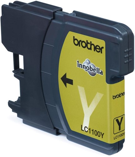 Brother inktcartridge, 325 pagina's, OEM LC-1100Y, geel 1 Stuk