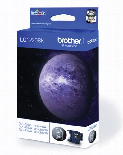 Brother inktcartridge, 300 pagina's, OEM LC-1220BK, zwart 1 Stuk