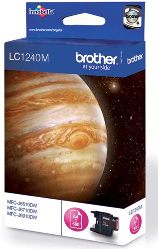 Brother inktcartridge, 600 pagina's, OEM LC-1240M, magenta 1 Stuk