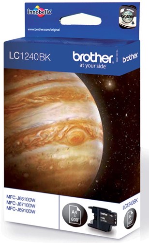 Brother cartouche d'encre, 600 pages, OEM LC-1240BK, noir 1 Stuk