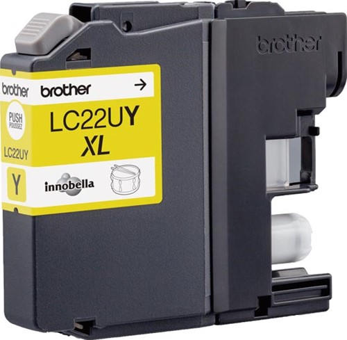 Brother cartouche d'encre, 1.200 pages, OEM LC-22UY, jaune