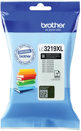 Brother inktcartridge, 3.000 pagina's, OEM LC-3219BK, zwart 1 Stuk